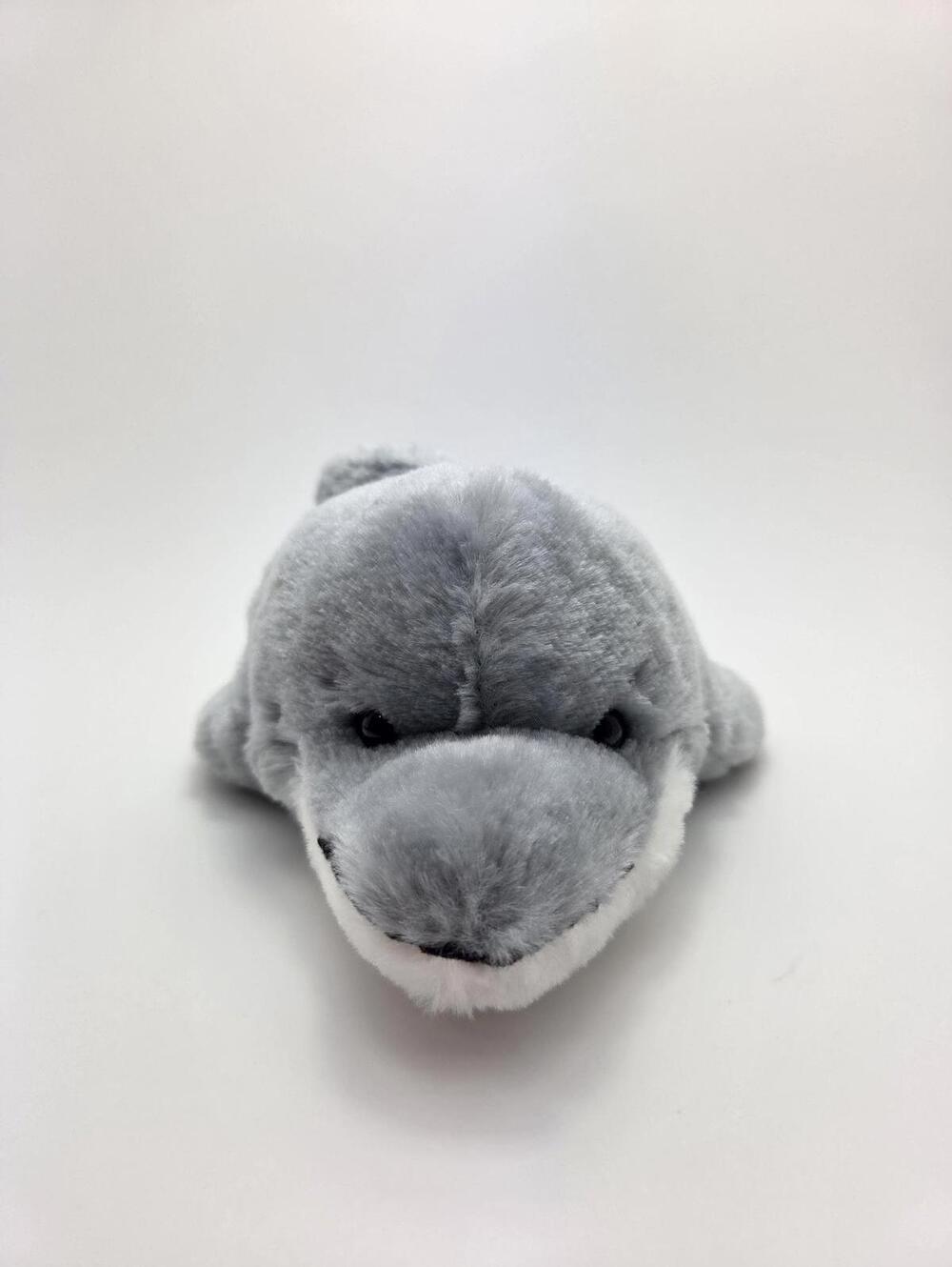 Vintage Webkinz Bottlenose Dolphin Plush with No Tag/Code, Ganz Plush (8 inch)